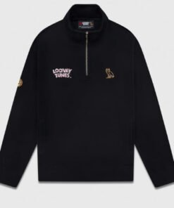 Ovo Looney Tunes™ X Raptors Warm Up Mockneck Black